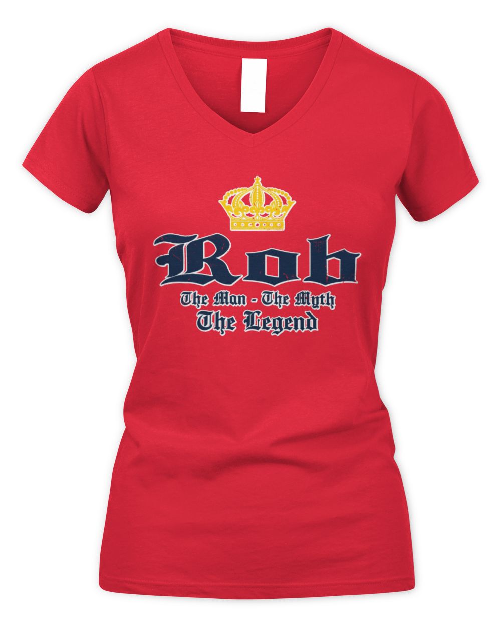 The Man The Myth The Legend Corona Beer T-Shirt ROB M1-S83 / Women's V-Neck T-Shirt / red