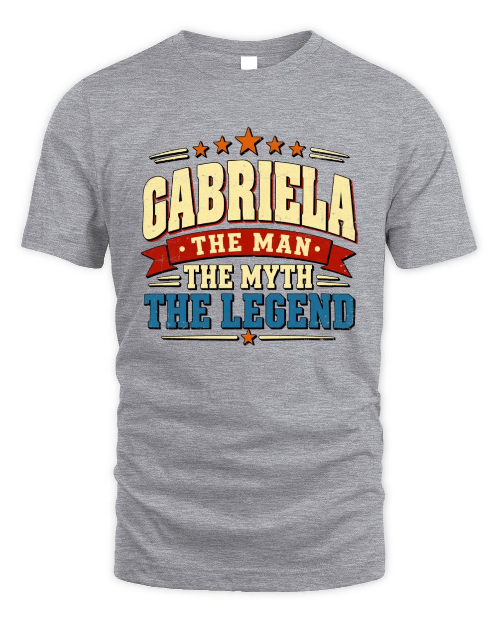 The Man The Myth The Legend Ribbon Vintage T-Shirt GABRIELA M1-56 / Unisex Standard T-Shirt / sport grey
