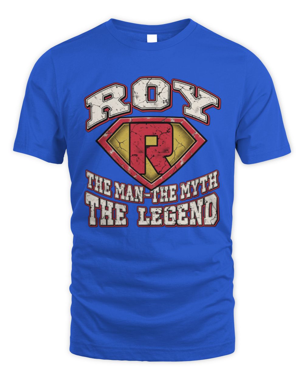 The Man The Myth The Legend Superman Graphic T-Shirt ROY M1-74 / Unisex Standard T-Shirt / royal