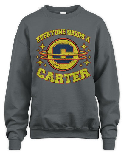 Everyone Needs a Your Name Shirt CARTER M1-76 / Unisex Sweatshirt / charcoal
