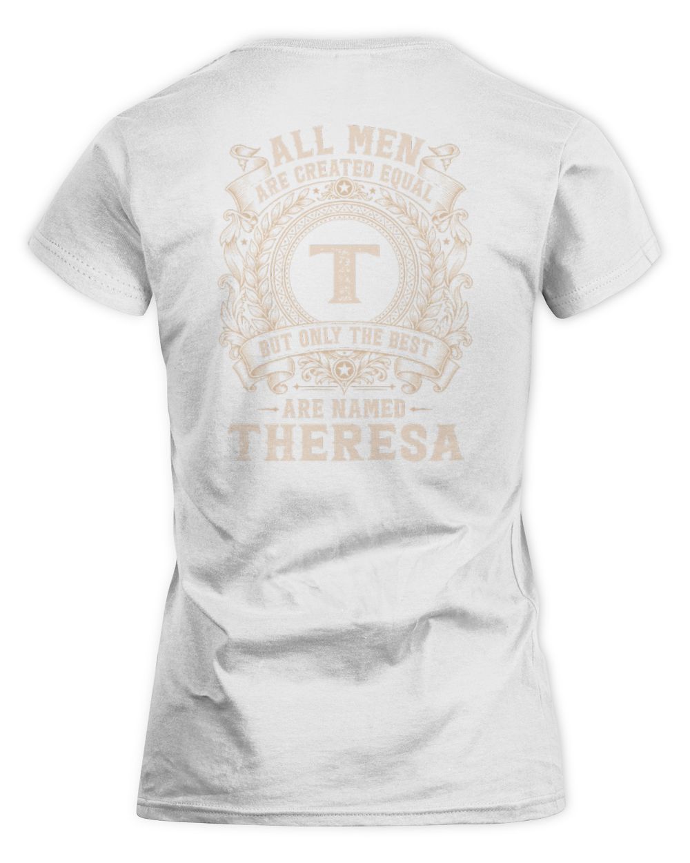 All Men Are Created Equal Cool Logo Shirt THERESA M1-60 / Women's Standard T-Shirt / white