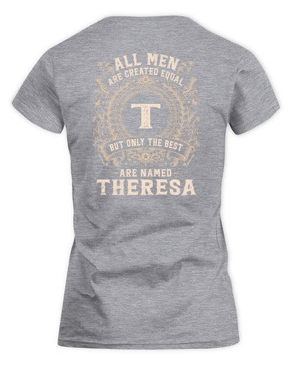 All Men Are Created Equal Cool Logo Shirt THERESA M1-60 / Women's Standard T-Shirt / sport grey