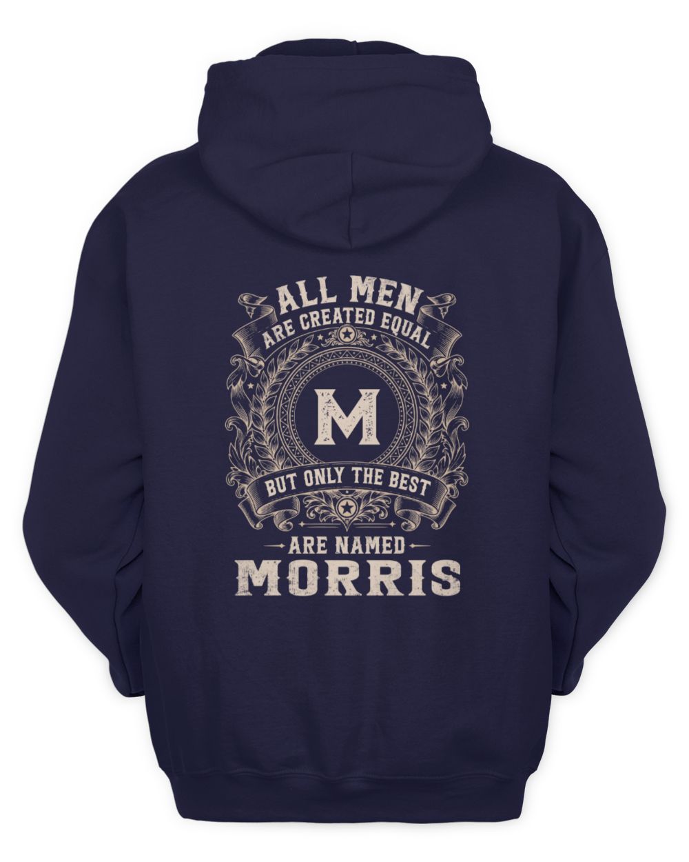 All Men Are Created Equal Cool Logo Shirt MORRIS M1-60 / Unisex Hoodie / navy