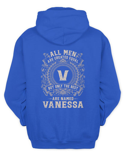 All Men Are Created Equal Cool Logo Shirt VANESSA M1-60 / Unisex Hoodie / royal