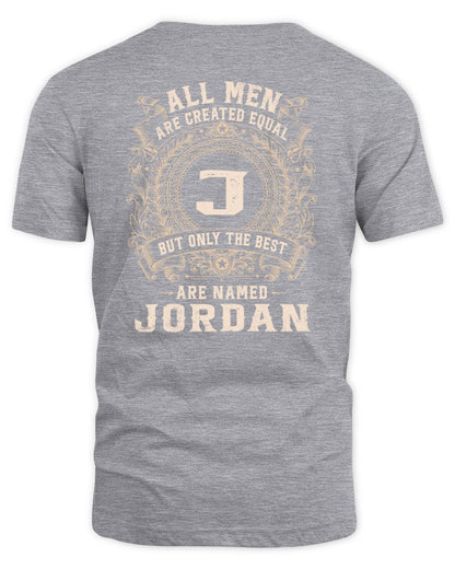All Men Are Created Equal Cool Logo Shirt JORDAN M1-60 / Unisex Standard T-Shirt / sport grey
