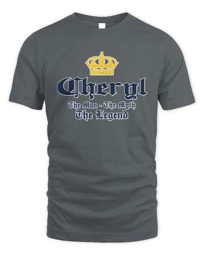 The Man The Myth The Legend Corona Beer T-Shirt CHERYL M1-S83 / Unisex Standard T-Shirt / charcoal