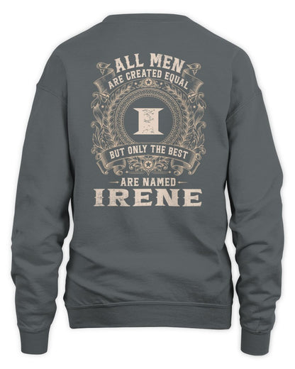 All Men Are Created Equal Cool Logo Shirt IRENE M1-60 / Unisex Sweatshirt / charcoal