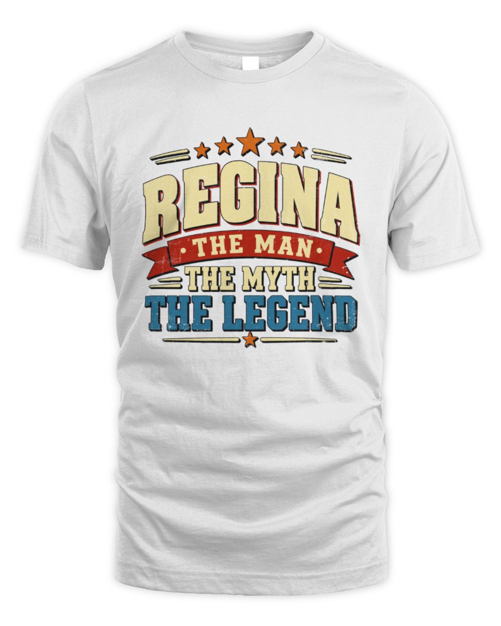 The Man The Myth The Legend Ribbon Vintage T-Shirt REGINA M1-56 / Unisex Standard T-Shirt / white