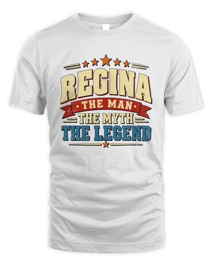 The Man The Myth The Legend Ribbon Vintage T-Shirt REGINA M1-56 / Unisex Standard T-Shirt / white