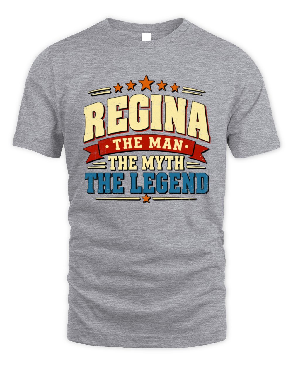 The Man The Myth The Legend Ribbon Vintage T-Shirt REGINA M1-56 / Unisex Standard T-Shirt / sport grey