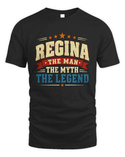 The Man The Myth The Legend Ribbon Vintage T-Shirt REGINA M1-56 / Unisex Standard T-Shirt / black