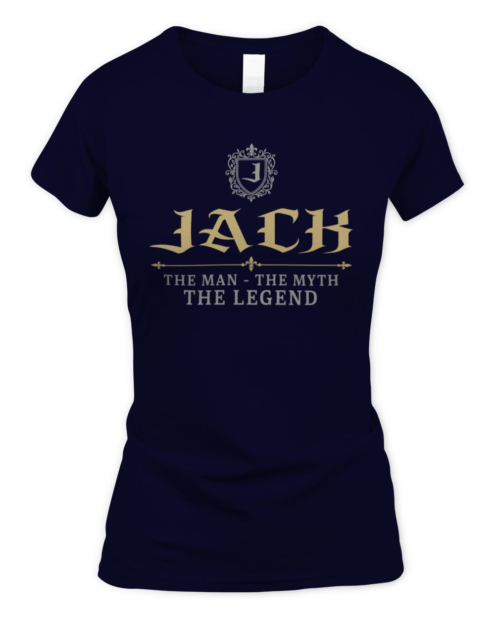 The Man The Myth The Legend Western Shirt JACK M1-78 / Women's Standard T-Shirt / navy
