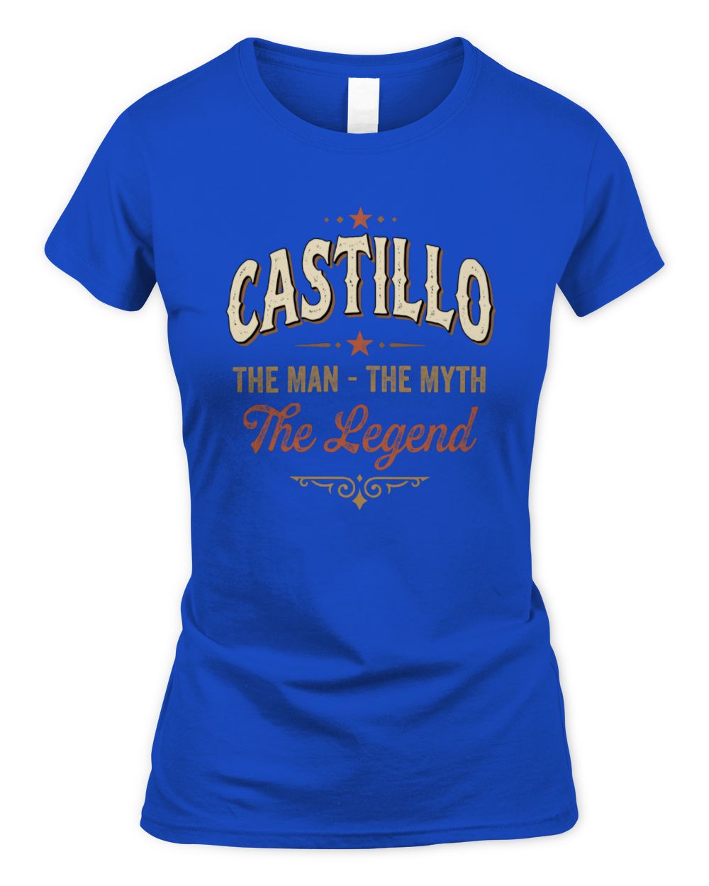 I'm Name I'm Not Rude I Just Have The Balls Funny T-Shirt CASTILLO M1-77 / Women's Standard T-Shirt / royal