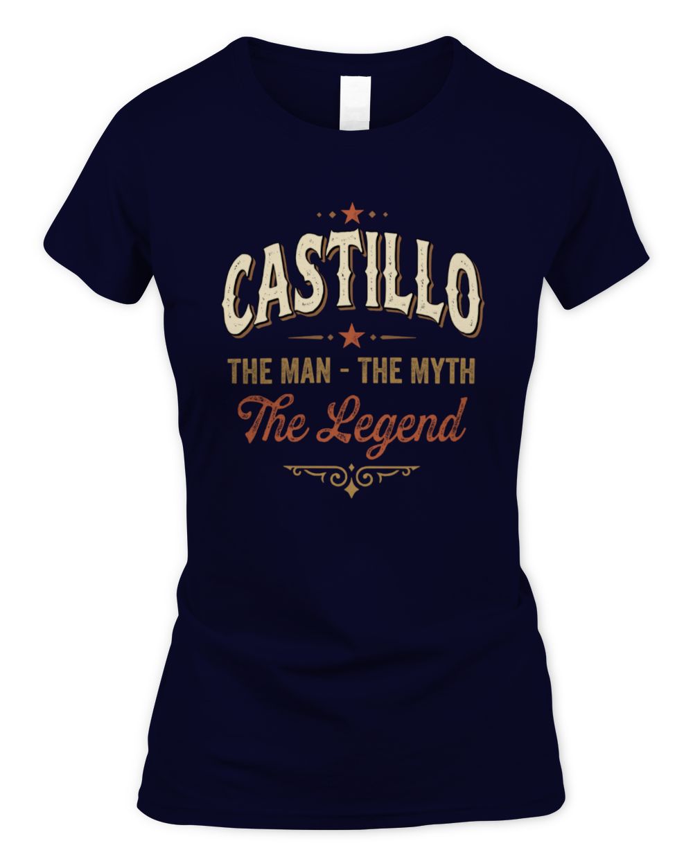 I'm Name I'm Not Rude I Just Have The Balls Funny T-Shirt CASTILLO M1-77 / Women's Standard T-Shirt / navy