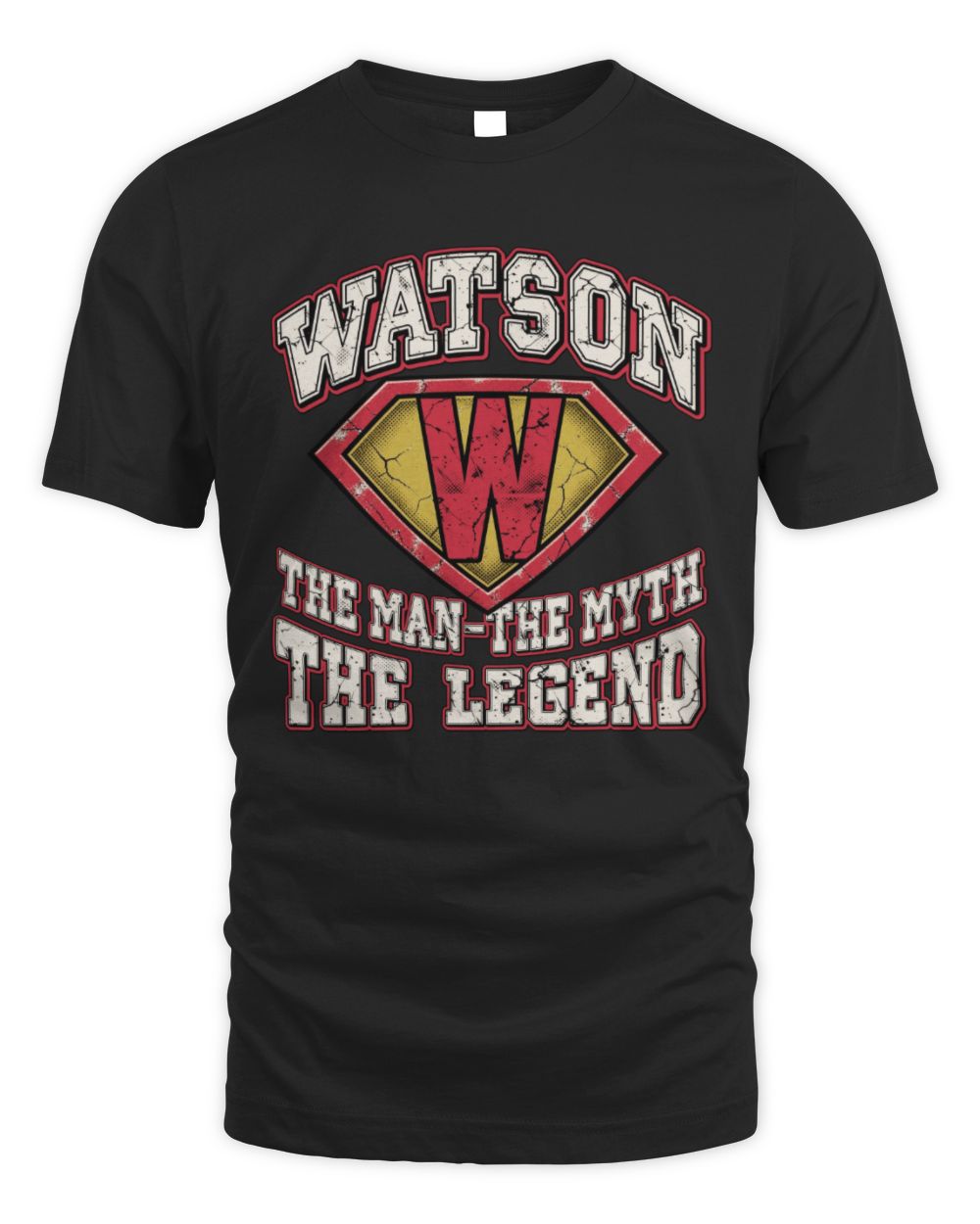 The Man The Myth The Legend Superman Graphic T-Shirt WATSON M1-74 / Unisex Standard T-Shirt / black