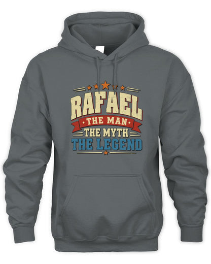 The Man The Myth The Legend Ribbon Vintage T-Shirt RAFAEL M1-56 / Unisex Hoodie / charcoal