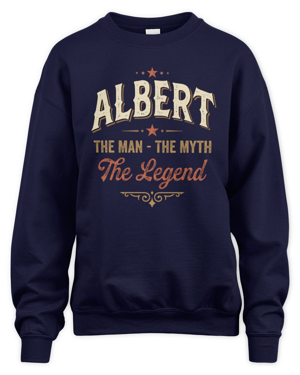 I'm Name I'm Not Rude I Just Have The Balls Funny T-Shirt ALBERT M1-77 / Unisex Sweatshirt / navy