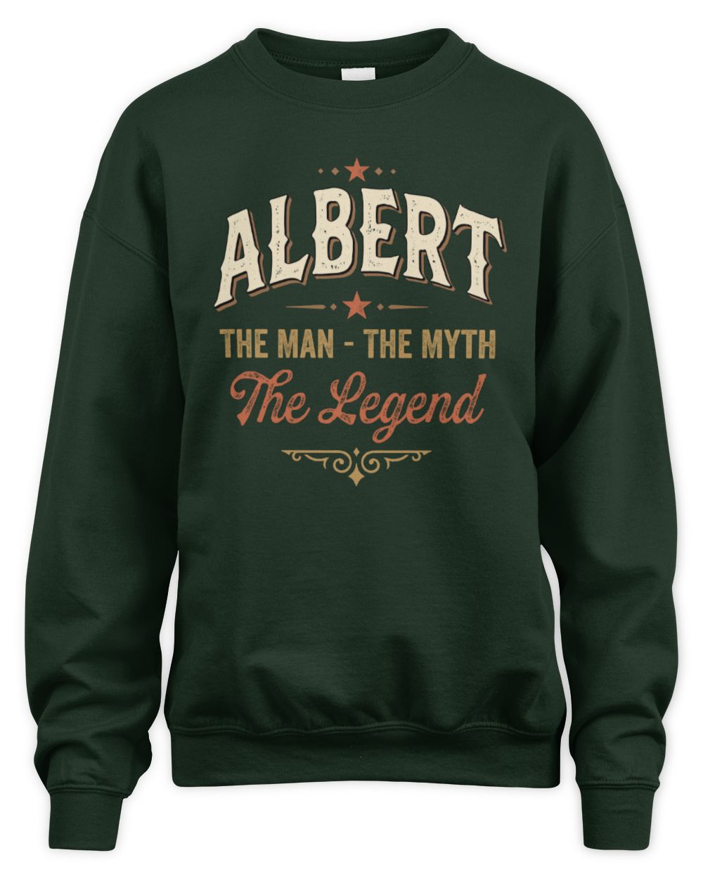 I'm Name I'm Not Rude I Just Have The Balls Funny T-Shirt ALBERT M1-77 / Unisex Sweatshirt / forest green