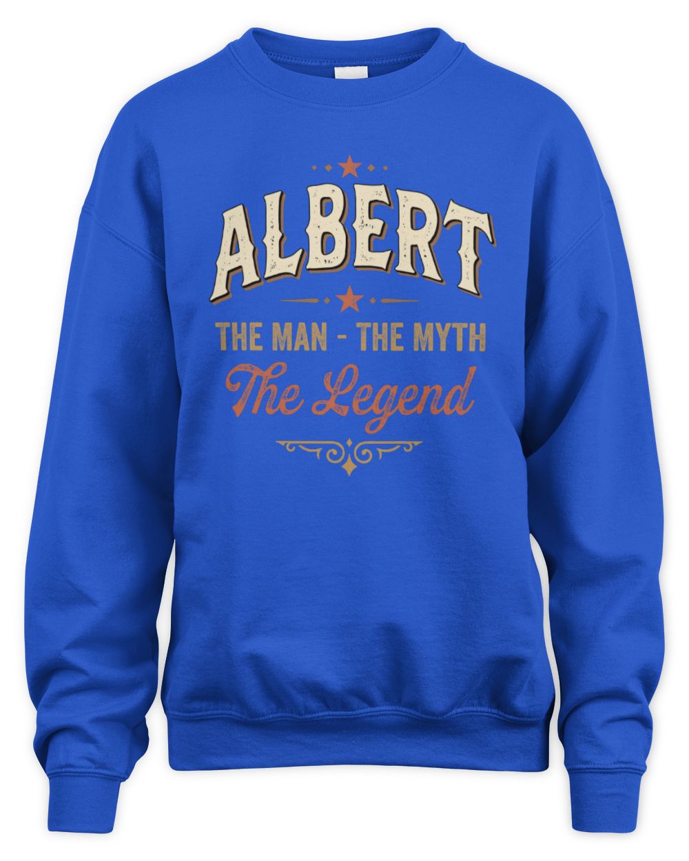 I'm Name I'm Not Rude I Just Have The Balls Funny T-Shirt ALBERT M1-77 / Unisex Sweatshirt / royal
