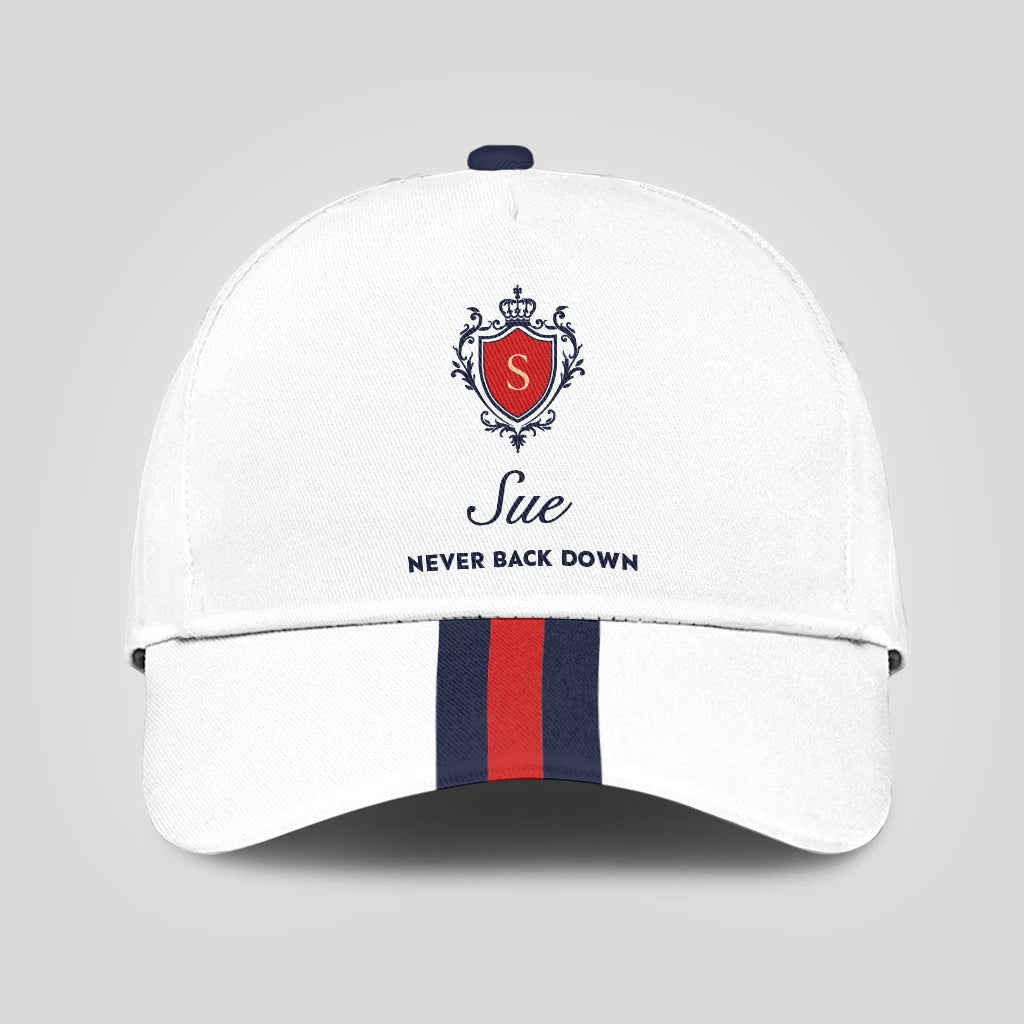 Never Back Down Stripped Cap SUE 13K1 C86PF