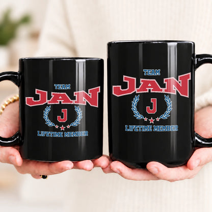 Team Your Name Lifetime Member Sporty Mug JAN 13K1 MG09