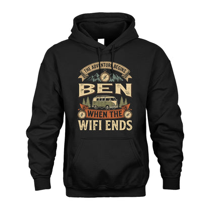 BEN 13K1-547 The Adventure Begins Name When The Wifi Ends