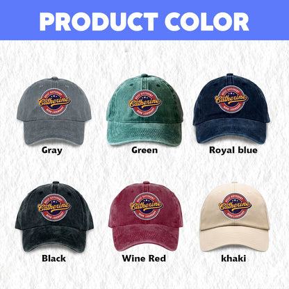 Built Different Born Legendary Logo Washed Cap CATHERINE 13K1 C65PF