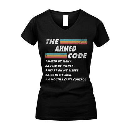 AHMED 13K1-561 The Name Code Vintage Graphic