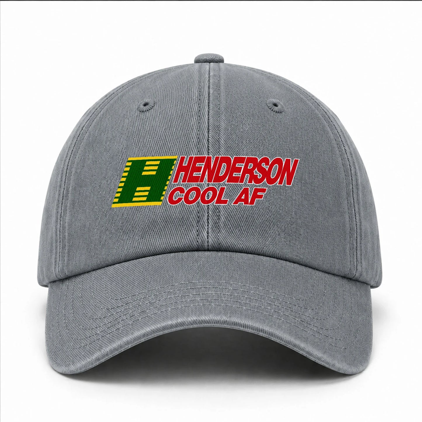 Your Name Cool Af Funny Washed Cap HENDERSON 13K1 C85PF