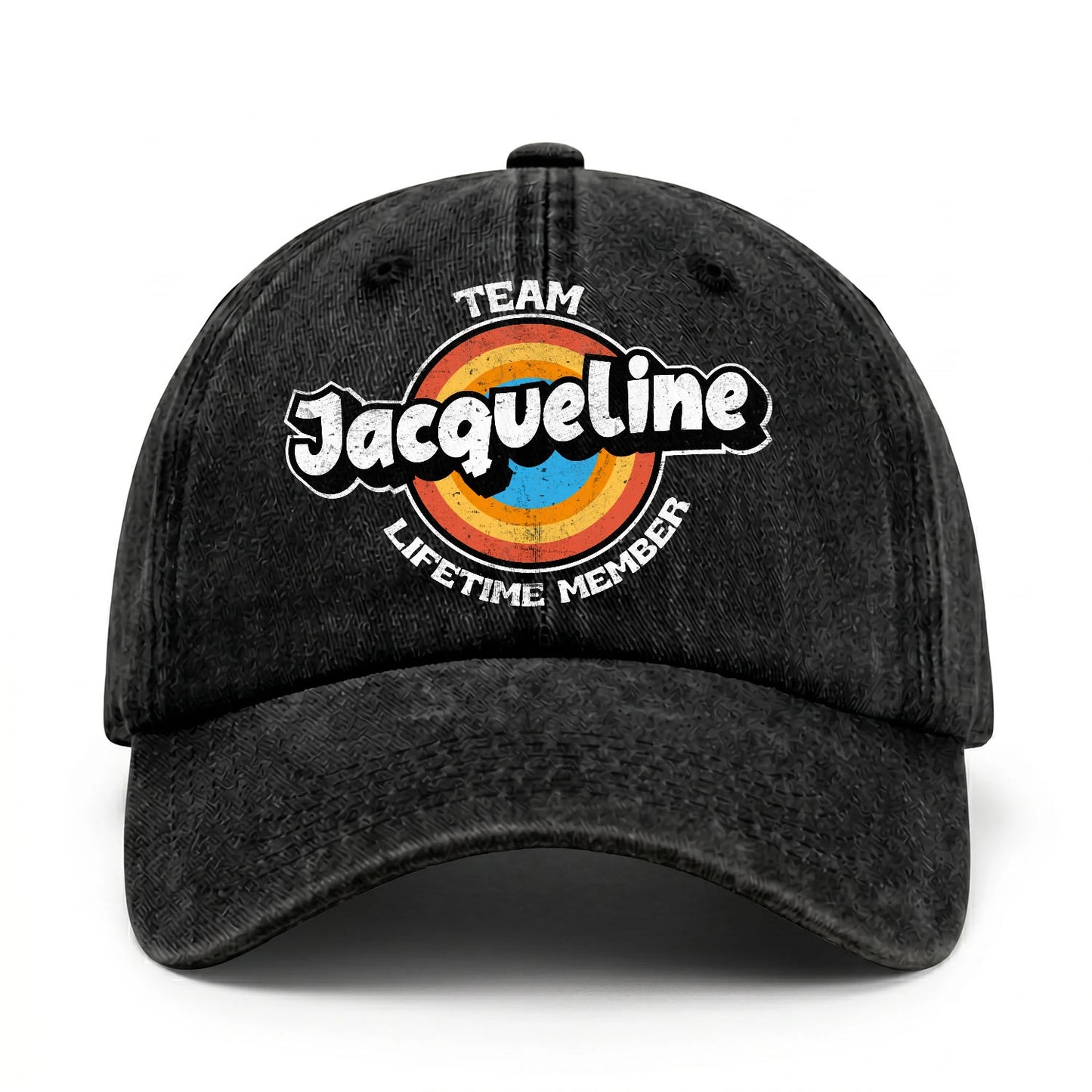 Team Your Name Lifetime Member Logo Cap JACQUELINE 13K1 C66PF