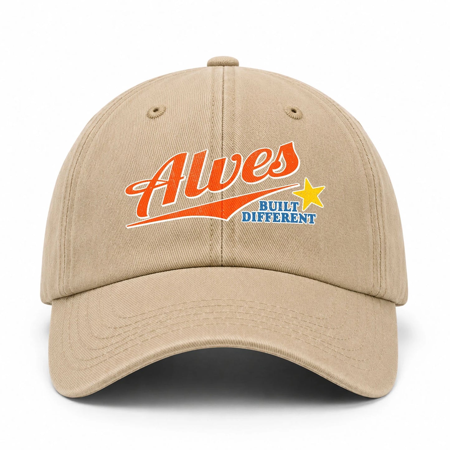 Your Name Built Different Logo Washed Cap ALVES 13K1 C56PF