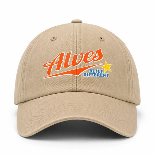 Your Name Built Different Logo Washed Cap ALVES 13K1 C56PF