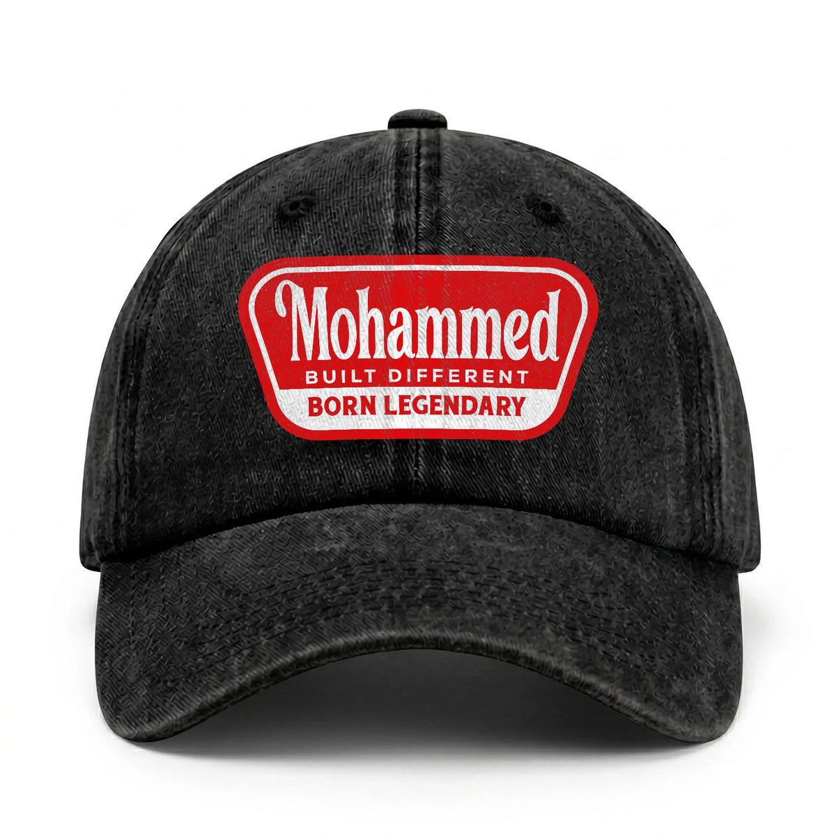 Built Different Born Legendary Red Logo Washed Cap MOHAMMED 13K1 C63PF