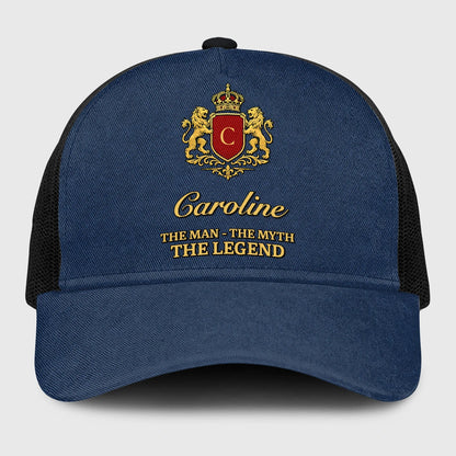 The Man The Myth The Legend Royal Blue Mesh Cap CAROLINE 13K1 C187PF