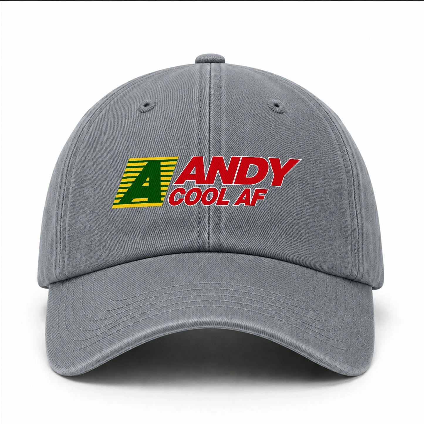 Your Name Cool Af Funny Washed Cap ANDY 13K1 C85PF
