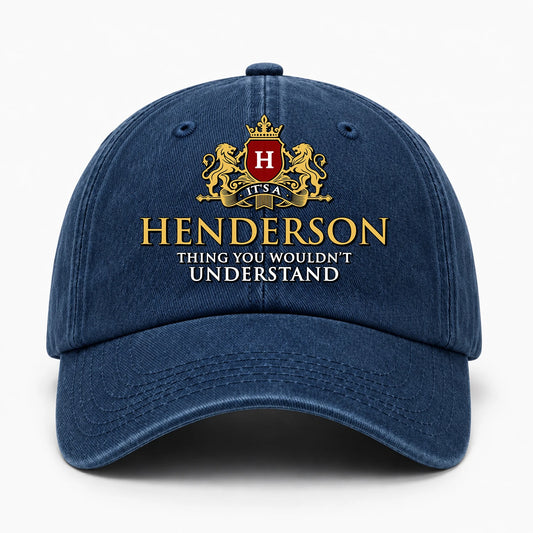 It's A Your Name Thing You Wouldn't Understand Royal Blue Washed Cap HENDERSON 13K1 C184PF