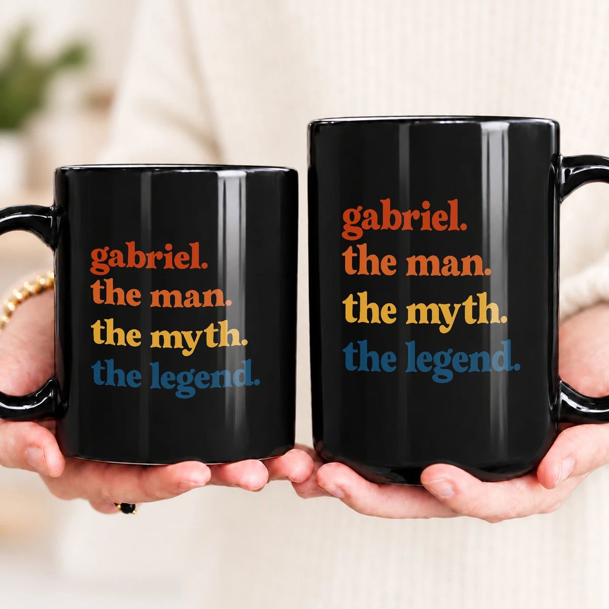 The Man The Myth The Legend Retro Mug GABRIEL 13K1 MG06