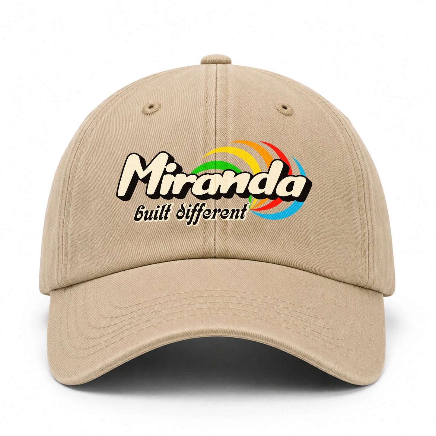 Your Name Built Different Retro Washed Cap MIRANDA 13K1 C55PF