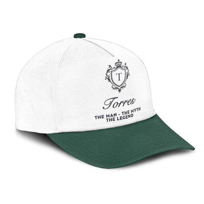 The Man The Myth The Legend Beautiful Green And White Cap TORRES 13K1 C171PF