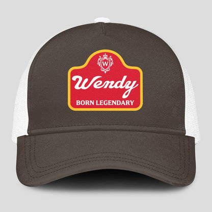 Born Legendary Charcoal Mesh Cap WENDY 13K1 C196PF