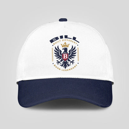 Built Different Born Legendary Elegant Blue And White Cap BILL 13K1 C76PF