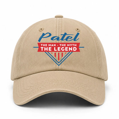 The Man The Myth The Legend Logo Washed Cap PATEL 13K1 C37PF