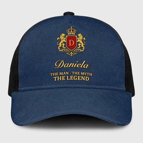 The Man The Myth The Legend Royal Blue Mesh Cap DANIELA 13K1 C187PF