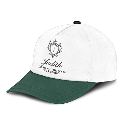 The Man The Myth The Legend Beautiful Green And White Cap JUDITH 13K1 C171PF