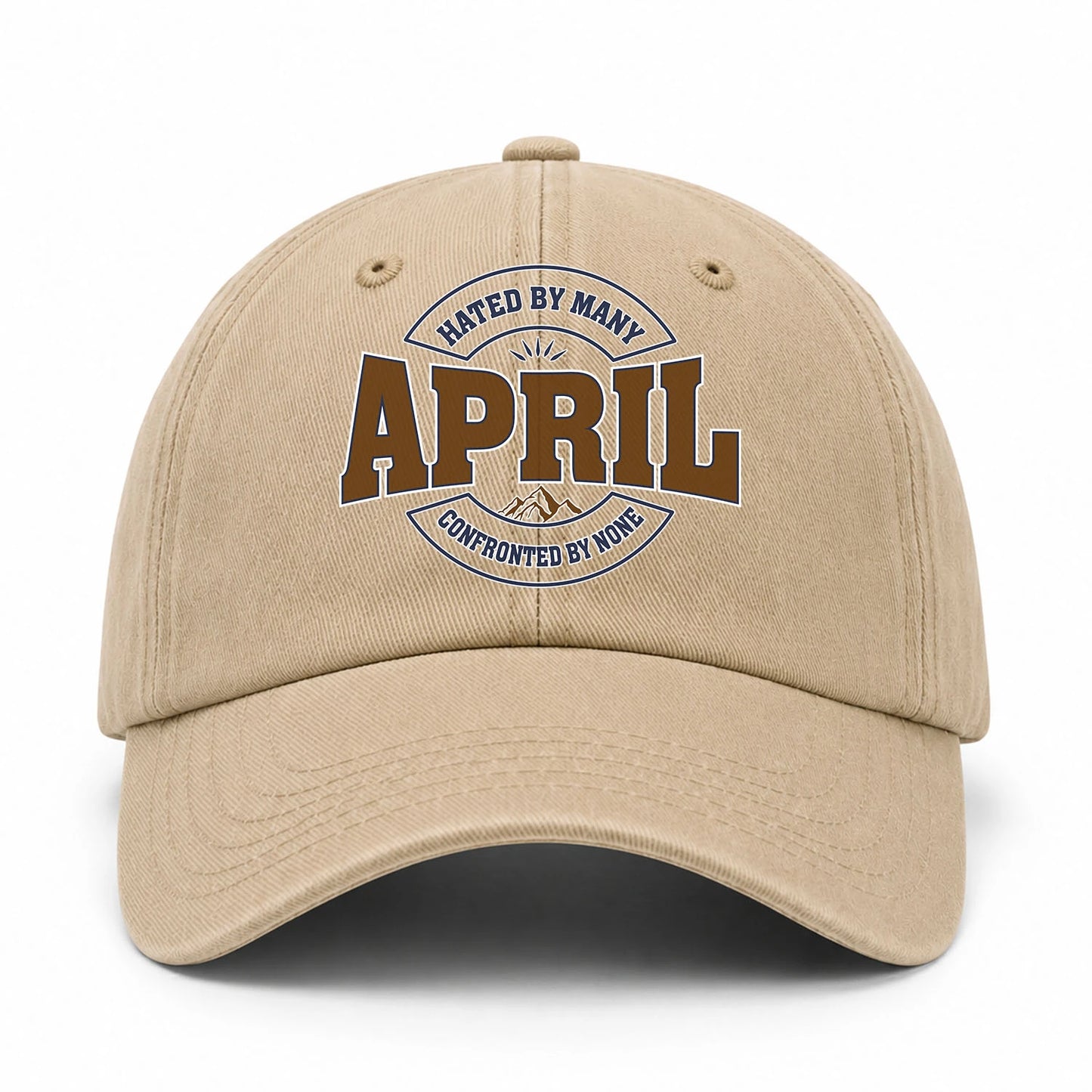 Hated By Many Confronted By None Washed Cap APRIL 13K1 C36PF