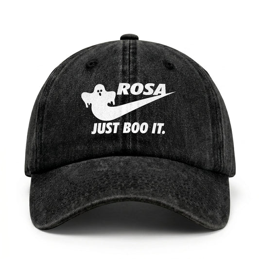 Just Boo It Halloween Washed Cap ROSA 13K1 C83PF