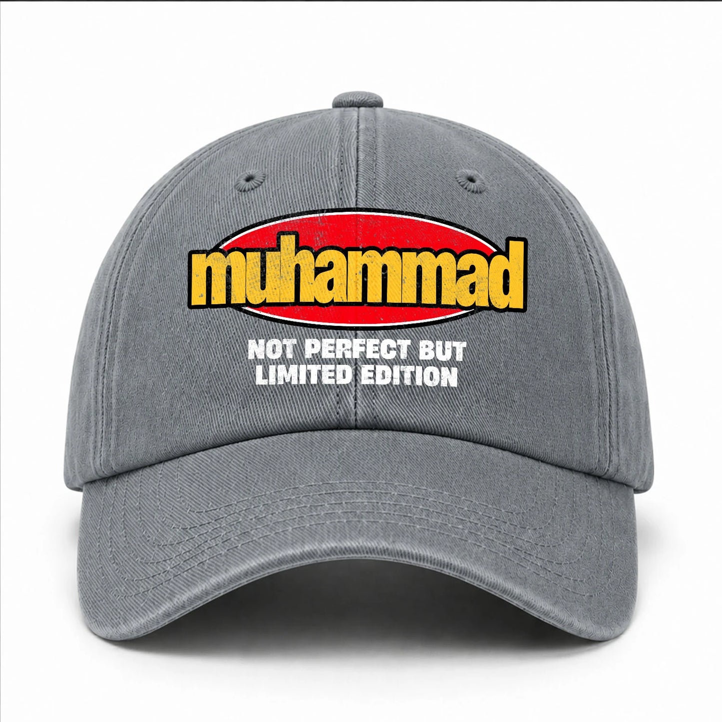 Your Name Not Perfect But Limited Edition Red Logo Washed Cap MUHAMMAD 13K1 C84PF