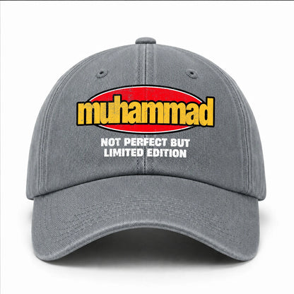 Your Name Not Perfect But Limited Edition Red Logo Washed Cap MUHAMMAD 13K1 C84PF