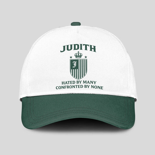 Hated By Many Confronted By None Luxury Logo Cap JUDITH 13K1 C41PF