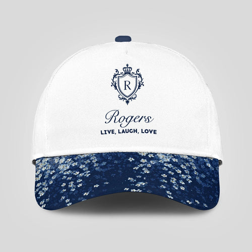 Live Laugh Love Floral Luxury Cap ROGERS 13K1 C110PF